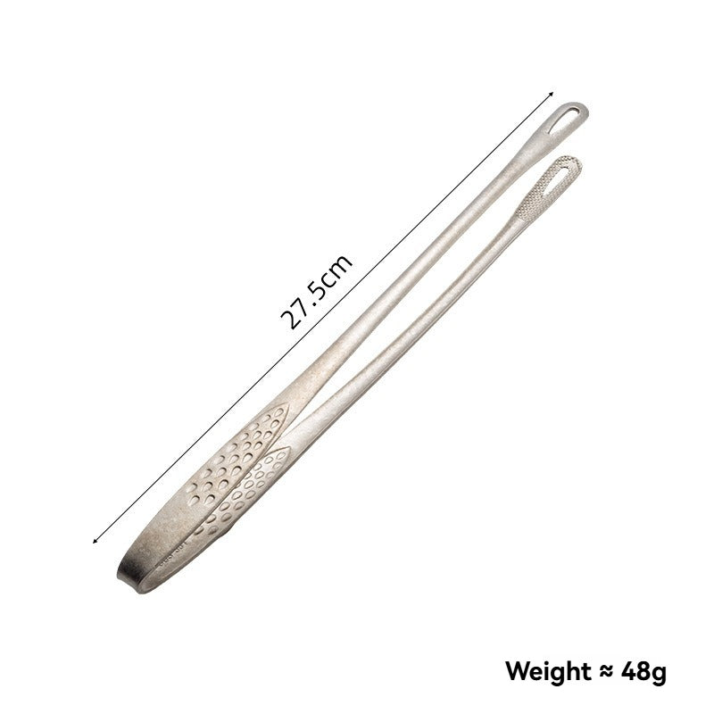 Pure Titanium Anti-Scald BBQ Tongs for Steaks