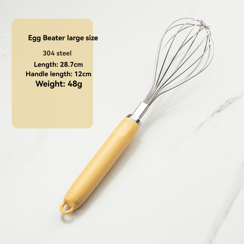 Heavy-Duty Manual Stainless Steel Whisk