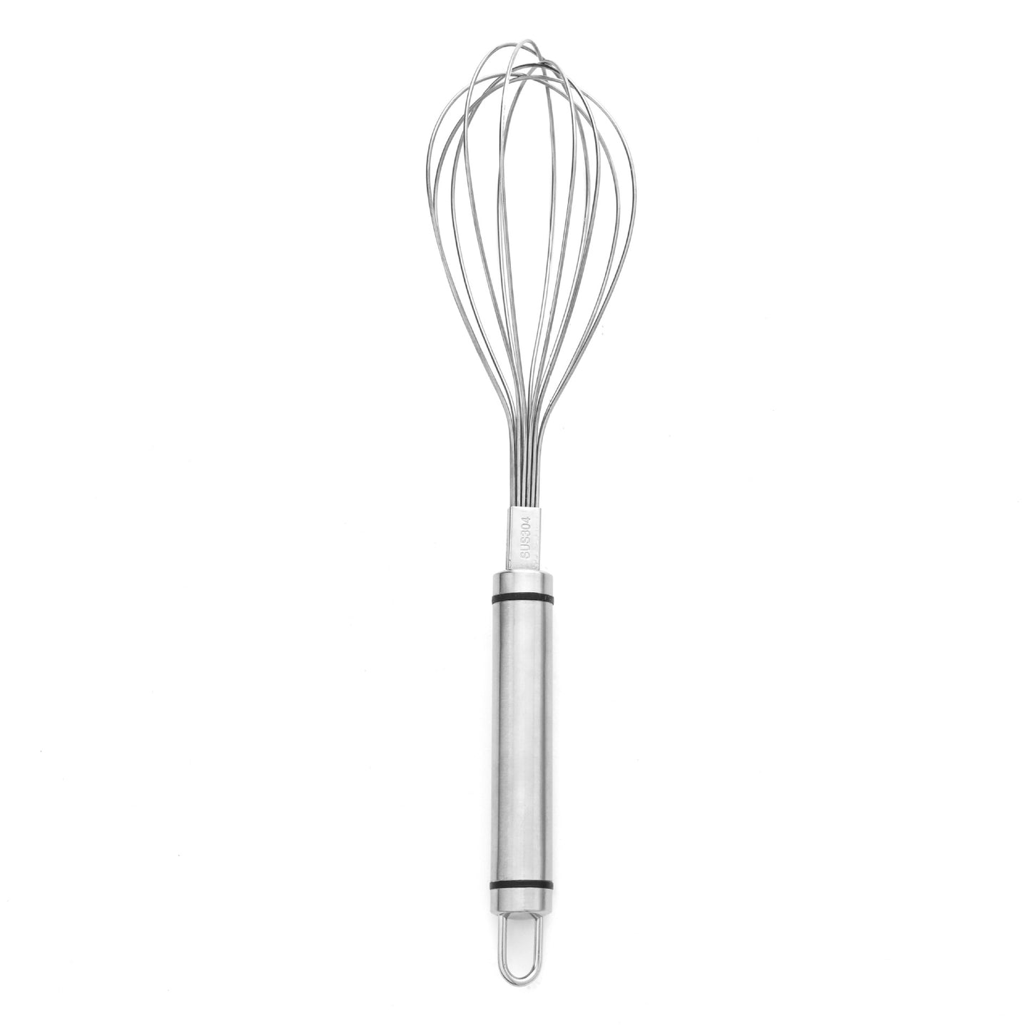 Stainless Steel Handheld Household Cream Whisk with Steel Handle