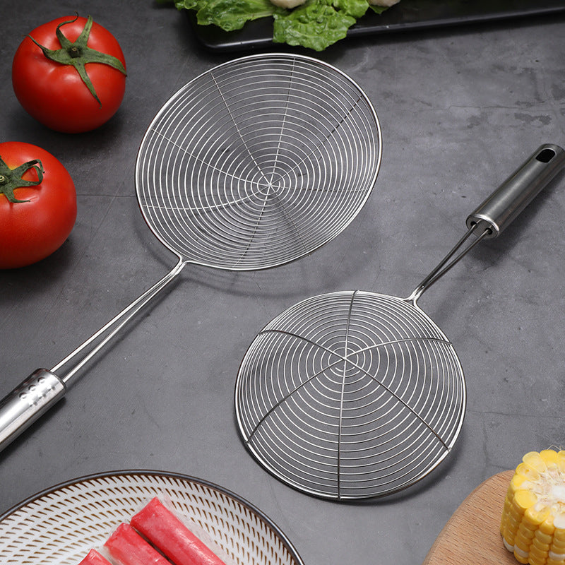 Stainless Steel Wire Skimmer with Nine-Bead Steel Handle