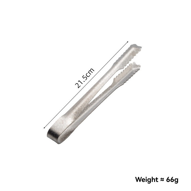Pure Titanium Anti-Scald BBQ Tongs for Steaks