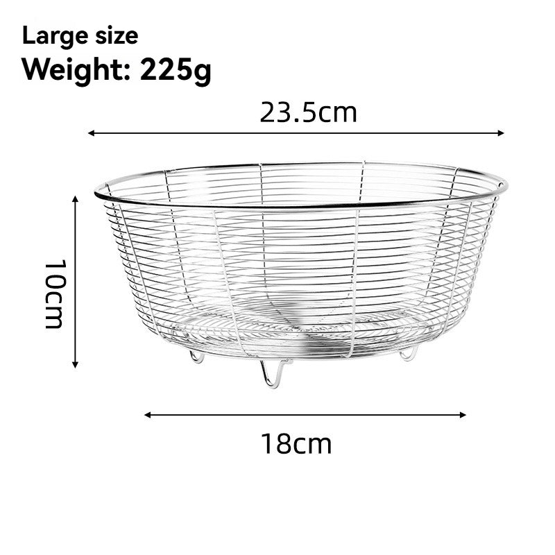 Round Stainless Steel Kitchen Colander