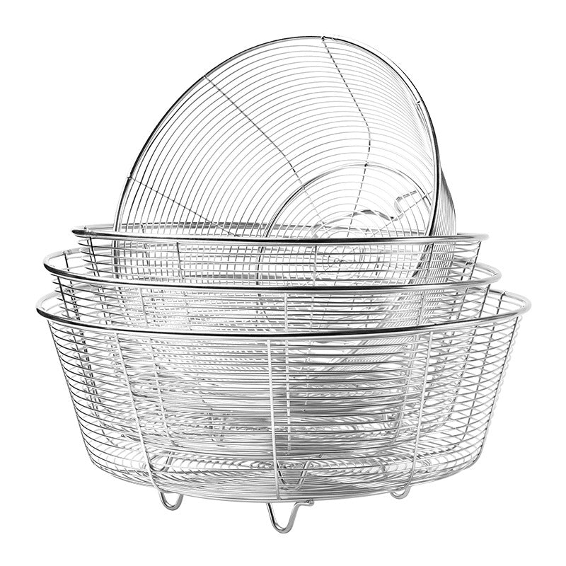 Round Stainless Steel Kitchen Colander