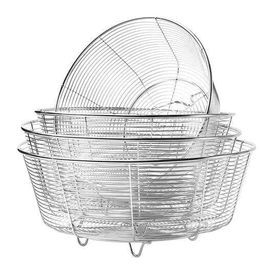 Round Stainless Steel Kitchen Colander
