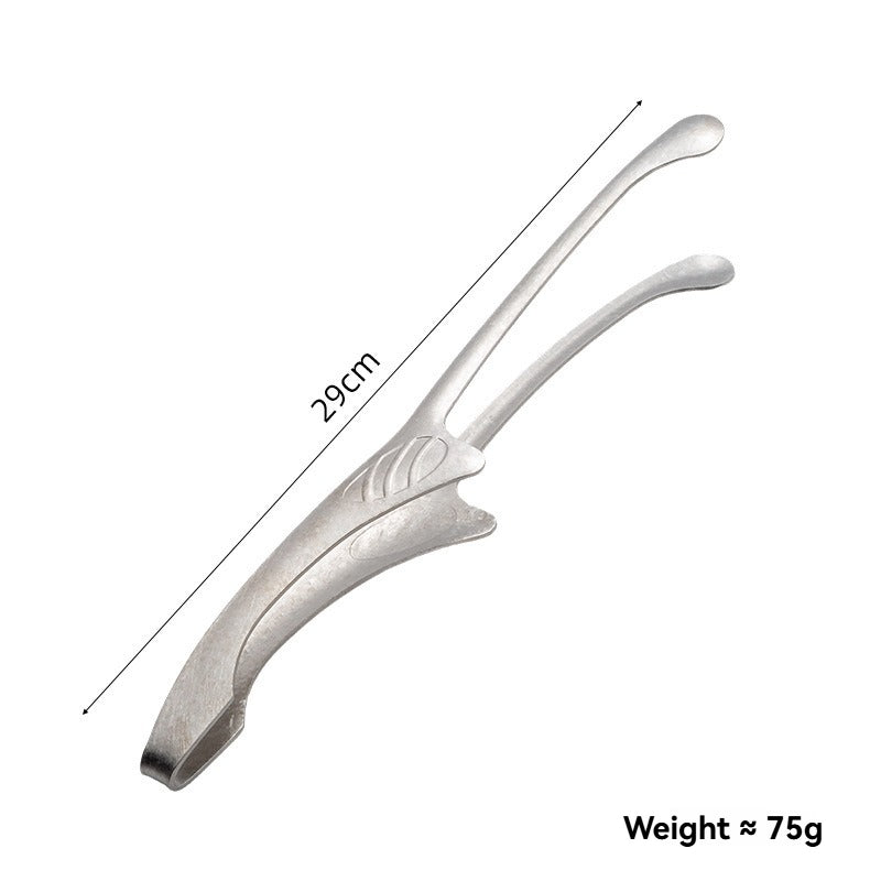 Pure Titanium Anti-Scald BBQ Tongs for Steaks