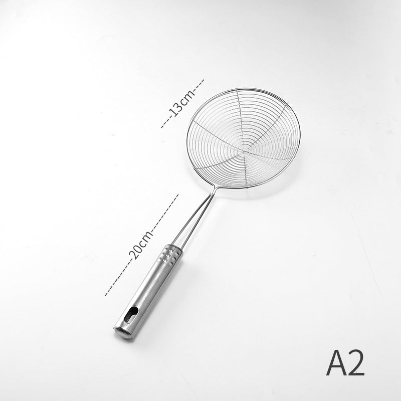 Stainless Steel Wire Skimmer with Nine-Bead Steel Handle